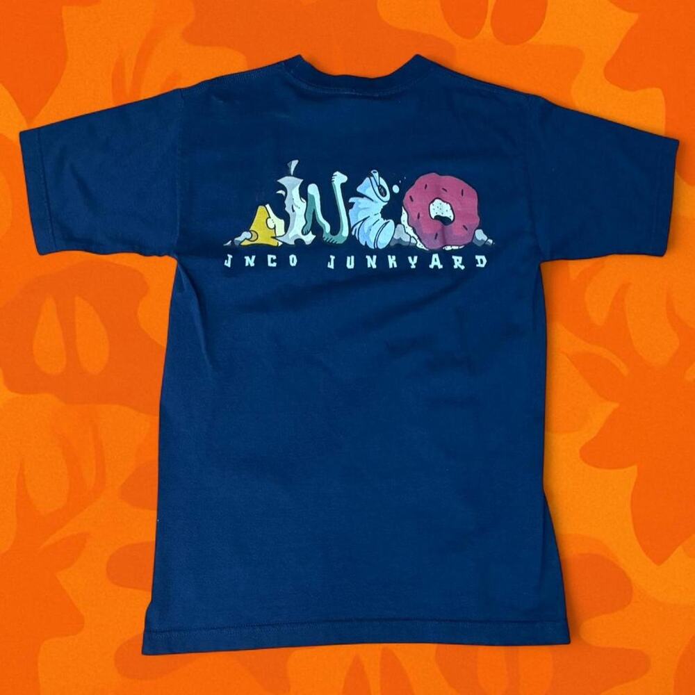 VINTAGE JNCO JEANS "JUNKYARD" TEE Size Youthn XL
